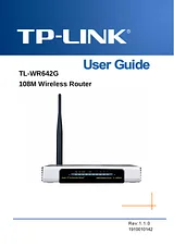 TP-LINK TL-WR642G Справочник Пользователя