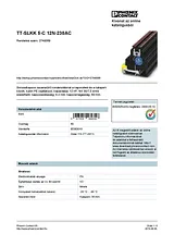 Phoenix Contact EMC filter TT-SLKK 5-C 12N-230AC 2748069 2748069 Data Sheet