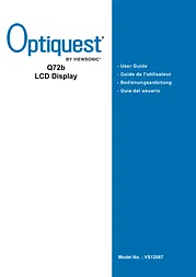 Optiquest VS12087 Manuale Utente