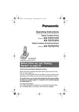 Panasonic KXTG7521FX Operating Guide