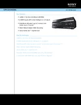 Sony str-da4400es Specification Guide