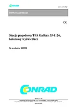 TFA Gallery 35.1126 User Manual