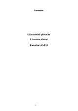 Panasonic uf-s10 Guia De Utilização
