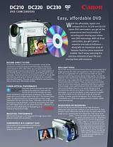 Canon DC210 Guia De Especificaciones
