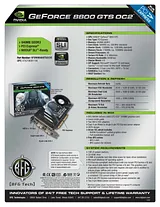 BFG Tech 8800GTS OC2 640MB 151191 Leaflet