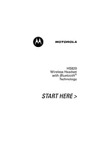 Motorola HS820 Mode D'Emploi