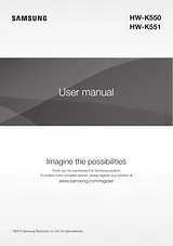 Samsung Soundbar K551 User Manual