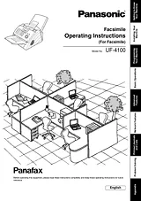 Panasonic UF-4100 Manuale Utente