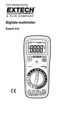 Extech EX410 Digital-Multimeter, DMM, 2,000 counts EX410 Fiche De Données