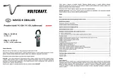 Voltcraft ® VC-521 AC/DC mini current pliers VC-521 (calibrated) LCD, 4,000 counts VC-521 (ISO) Fiche De Données