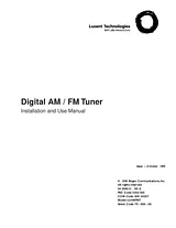 Avaya Bogen Digital AM/FM Tuner 설치 설명서