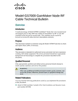 Cisco Model GS7000 4-Port Node 1 GHz with 55 70 Split Références techniques