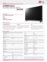 LG 43LF5900 Specification Guide