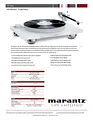 Marantz TT-15S1 TT15S1 产品宣传页