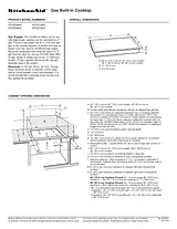 KitchenAid KFGS306V Installation Instruction