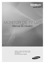 Samsung T24B301LB Manual Do Utilizador