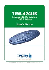 Trendnet TEW-424UB ユーザーズマニュアル