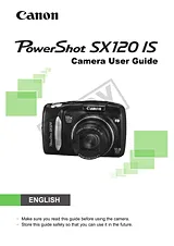 Canon SX120 IS Benutzerhandbuch