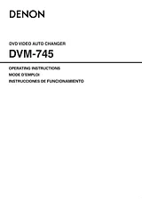 Denon DVM-745 Справочник Пользователя