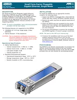 Adtran Small Form-Factor Pluggable Gigabit Ethernet User Manual