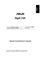 ASUS gigax 1124 Manual Do Utilizador