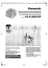 Panasonic KXFLB801SP Guía De Operación