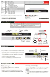 Fortinet FORTIGATE-310B Guida All'Installazione Rapida