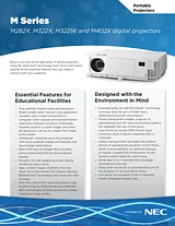 NEC NP-M282X Справочник Пользователя