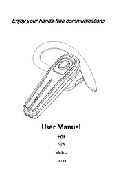 Shenzhen heng shang pin technology co. LTD SEED Manual De Usuario