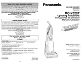 Panasonic MC-V5267 Справочник Пользователя