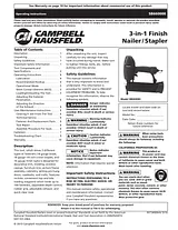 Campbell Hausfeld IN734600AV Manual Do Utilizador