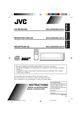 JVC KD-LX111 Справочник Пользователя