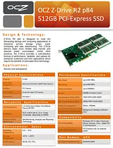 OCZ Technology 512GB Z-Drive SSD OCZSSDPX-ZD2P84512G Dépliant