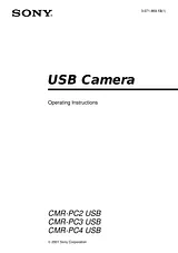 Sony CMR-PC2 USB Manuel D’Utilisation