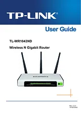 TP-LINK TL-WR1043ND Справочник Пользователя