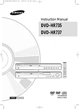 Samsung dvd-hr735 Manuel D'Instructions