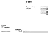 Sony CMT-X3CD CMTX3CDB ユーザーズマニュアル