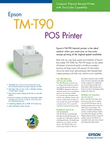 Epson TM-T90 C402011 Leaflet