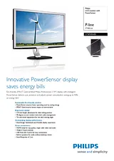 Philips LCD monitor 273P3PHES 273P3PHES/00 Merkblatt