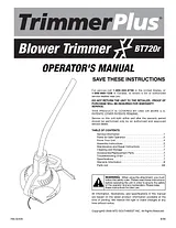 MTD BT720r Manual De Usuario