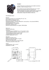 Neutrik Audio jack Sleeve socket, straight pins Number of pins: 4 Black NL 4 MDV 1 pc(s) NL4MDV 数据表
