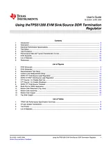 Texas Instruments TPS51200 Sink Source DDR Termination Regulator TPS51200EVM TPS51200EVM Data Sheet