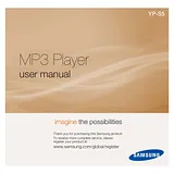 Samsung YP-S5JAB ユーザーズマニュアル