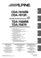 Alpine TDA-7587R Manual Do Utilizador