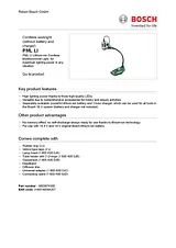 Bosch PML LI 0603974300 Leaflet