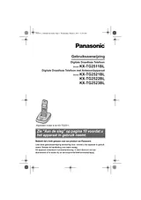 Panasonic KXTG2523BL Guida Al Funzionamento