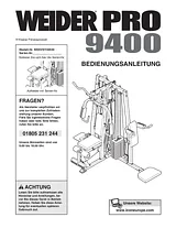 Weider PRO 9400 SYSTEM WEEVSY3953 User Manual