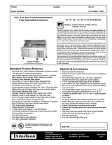 Traulsen VPS114S Specification Guide