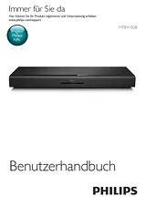 Philips Blu-ray SoundStage home theater HTB4150B 2.1 CH Integrated subwoofer Bluetooth® and NFC HDMI ARC Blu-ray Disc playback 数据表