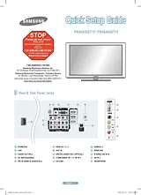 Samsung pn-50a650 Anleitung Für Quick Setup